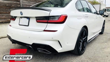 Difuzor zraka & nastavci auspuha M340i M look (chrome) / BMW serije 3 G20 G28 limuzina G21 karavan (2018-06.2022), RDMBG20MP