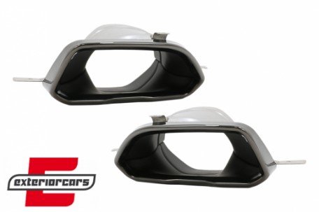 Difuzor zraka & nastavci auspuha M340i M look (piano crna/carbon) / BMW serije 3 G20 G28 limuzina G21 karavan (2019-06.2022), RDBMG20MPCF