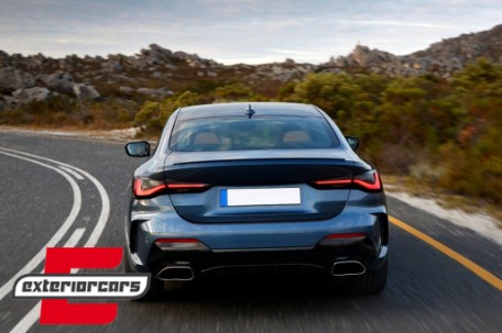 Difuzor zraka & nastavci auspuha M440i dizajn (chrome) / BMW serije 4 G22 G23 M Sport (2020-), RDBMG22M4
