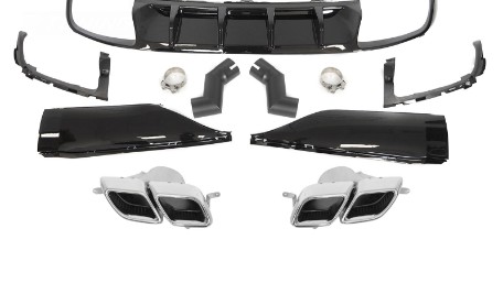 Difuzor zraka & nastavci auspuha R dizajn / VW Arteon Facelift (2020-2024), ZTVW19