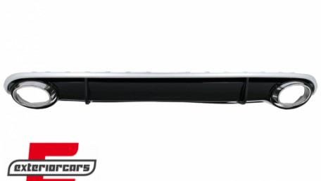 Difuzor zraka & nastavci auspuha RS4 dizajn / Audi A4 B8 limuzina karavan (2007-2011), RDAURS4