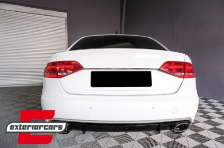 Difuzor zraka & nastavci auspuha RS4 dizajn / AUDI A4 B8.5 limuzina karavan Facelift (2012-2015), ZTAU03