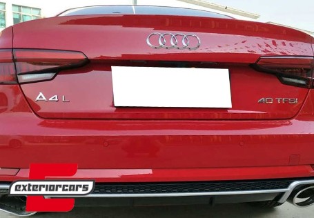 Difuzor zraka & nastavci auspuha RS4 dizajn / Audi A4 B9 8W limuzina karavan (2016-2018), RDAUA4B9RS