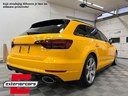 Difuzor zraka & nastavci auspuha RS4 dizajn / Audi A4 B9 8W limuzina karavan (2016-2018), RDAUA4B9RS