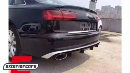 Difuzor zraka & nastavci auspuha RS6 dizajn / Audi A6 4G C7 Facelift (2015-2018), ZTAU15