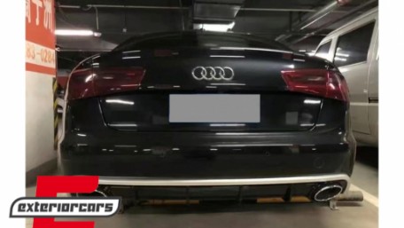 Difuzor zraka & nastavci auspuha RS6 dizajn / Audi A6 4G C7 Facelift (2015-2018), ZTAU15