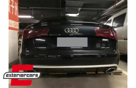 Difuzor zraka & nastavci auspuha RS6 dizajn / Audi A6 4G C7 Facelift (2015-2018), ZTAU15