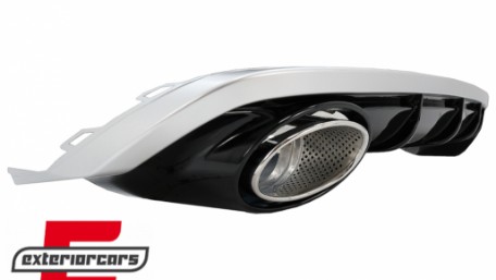 Difuzor zraka & nastavci auspuha RS6 dizajn / Audi A6 4G C7 Facelift (2015-2018), ZTAU15