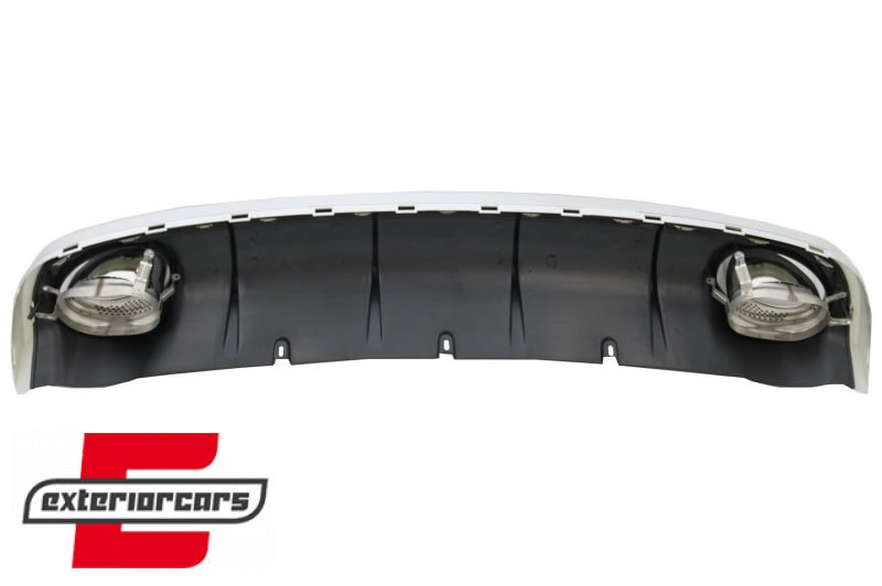 Difuzor zraka & nastavci auspuha RS6 dizajn / Audi A6 C7 4G limuzina karavan (2011-2014), RDAUA64GRS6
