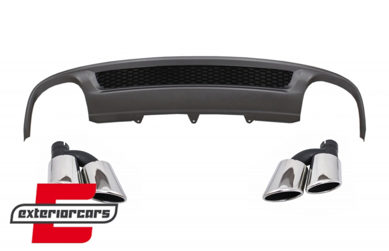 Difuzor zraka & nastavci auspuha S-line dizajn / Audi A4 B8 limuzina karavan (2008-2011), 37911SET