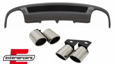 Difuzor zraka & nastavci auspuha S-line dizajn / AUDI A4 B8 limuzina karavan (2008-2011), CORDAUA4B8S4NTY4F
