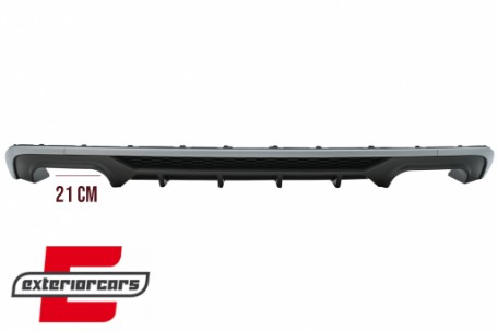 Difuzor zraka & nastavci auspuha S3 dizajn / Audi A3 8V Facelift Hatchback Sportback (2016-2019), CORDAUA38VFHNTY