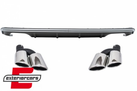 Difuzor zraka & nastavci auspuha S3 dizajn / Audi A3 8V Hatchback Sportback (2012-2015), CORDAUA38VHT