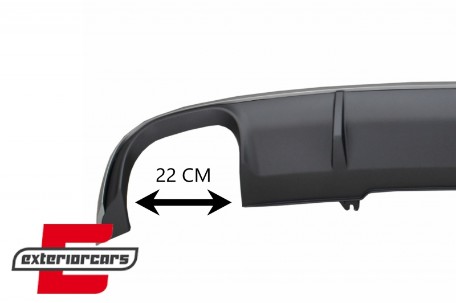 Difuzor zraka & nastavci auspuha S4 dizajn / Audi A4 B9 8W limuzina karavan (2016-2018), CORDAUA4B9S4TY