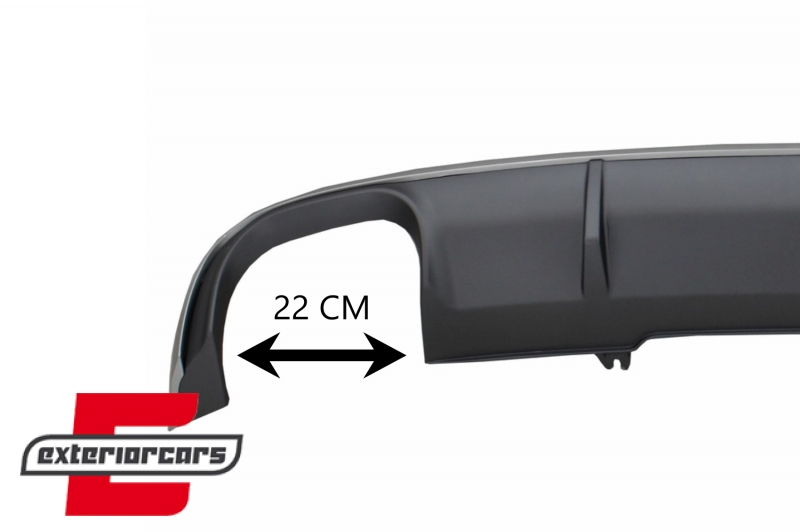 Difuzor zraka & nastavci auspuha S4 dizajn / Audi A4 B9 8W limuzina karavan (2016-2018), CORDAUA4B9S4TY6