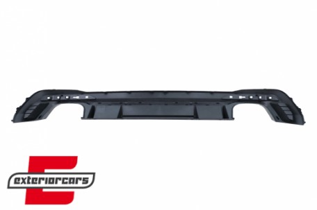 Difuzor zraka & nastavci auspuha S4 dizajn (piano crna) / Audi A4 B9 8W Facelift (2020-2024), RDAUA4B9FRS