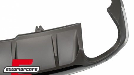 Difuzor zraka & nastavci auspuha S5 dizajn / Audi A5 F5 S-Line (2017-2019), RDAUA5F5SL