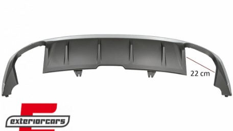 Difuzor zraka & nastavci auspuha S5 dizajn / Audi A5 F5 S-Line (2017-2019), RDAUA5F5SL