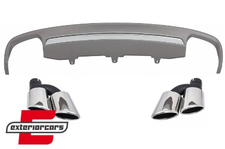 Difuzor zraka & nastavci auspuha S6 dizajn / Audi A6 4G (2011-2014), ZTAU13
