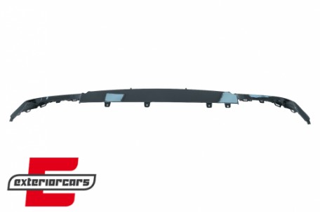 Difuzor zraka & nastavci auspuha S6 dizajn (piano crna) / Audi A6 C8 4K limuzina karavan (2018-2022), RDAUA64KS6B
