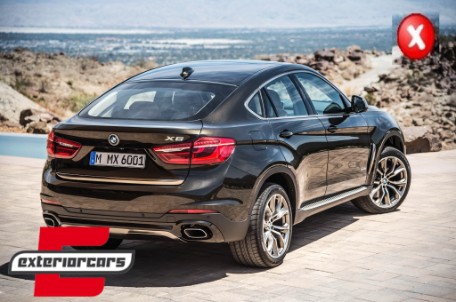 Difuzor zraka & nastavci auspuha V8 M paket dizajn / BMW X6 F16 (2014-2019), RDBMX6F16