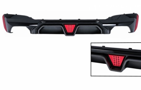 Difuzor zraka sa F1 LED svjetlom / BMW serije 5 G30 G31 limuzina karavan (2017-2024), RDBMG30M5DDS