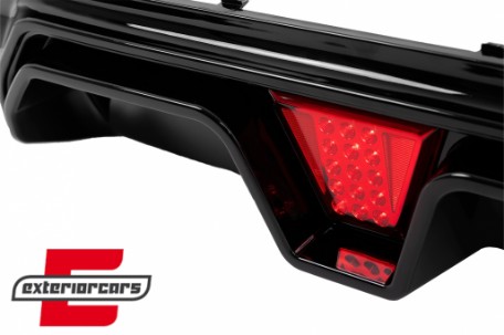 Difuzor zraka sa LED M5 CS dizajn (piano crna) / BMW serije 5 G30 G31 limuzina karavan (2017-2023), RDBMG30M5LED