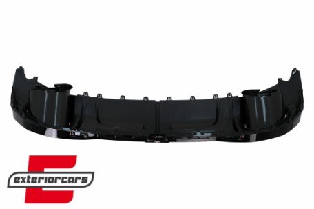 Difuzor zraka sa nastavcima auspuha RS3 dizajn (piano crna) / Audi A3 8Y Hatchback S-Line S3 (2020-), RDAUA38YHS