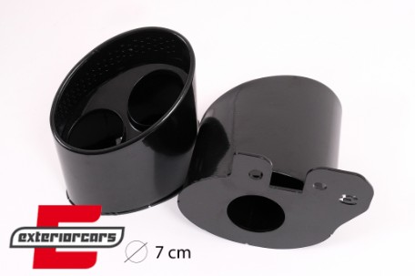 Difuzor zraka sa nastavcima auspuha RS3 dizajn (piano crna) pogodno za Audi A3 8Y limuzina S-Line S3 (2020-), RDAUA38YSS
