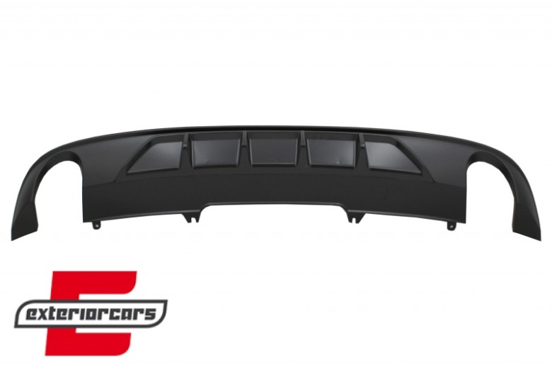 Difuzor zraka Sport dizajn (crna) / Audi A4 B9 8W limuzina karavan (2016-2018), RDAUA4B9SB