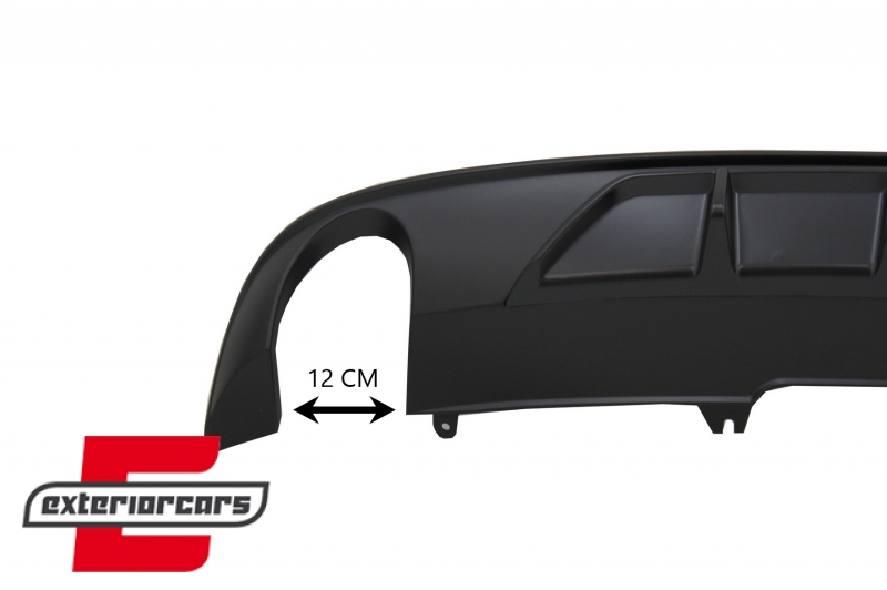 Difuzor zraka Sport dizajn (crna) / Audi A4 B9 8W limuzina karavan (2016-2018), RDAUA4B9SB