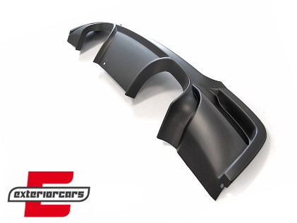 Difuzor zraka Sport dizajn (mat crna) / BMW serije 3 E92 Coupe E93 Cabrio (2006-2013), ZTBM84