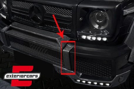 Dijelovi prednjeg branika AMG dizajn (pravi carbon) / Mercedes G-klasa W463 (1989-2017), CCFBMBW463AMGCF