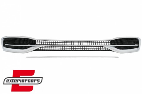 Dijelovi prednjeg branika Maybach dizajn (chrome) / Mercedes S-klasa W222 Facelift limuzina (2017-2020), FBPMBW222FMB