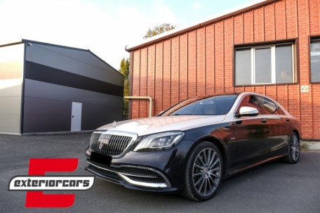 Dijelovi prednjeg branika Maybach dizajn (chrome) / Mercedes S-klasa W222 Facelift limuzina (2017-2020), FBPMBW222FMB