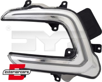 Dnevno svjetlo LED (lijeva strana) / Renault Captur (2017-2019), 12-0430-00-2