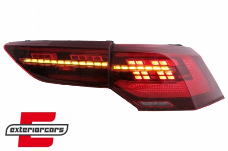 Full LED IQ Light stražnja svjetla SEQ žmigavci (crvena) / VW Golf VIII Hatchback Mk8 MQB (2020-2024), LDVWV2