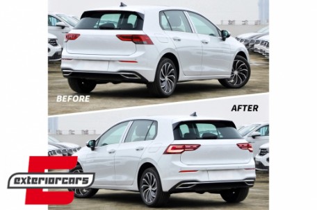 Full LED IQ Light stražnja svjetla SEQ žmigavci (crvena) / VW Golf VIII Hatchback Mk8 MQB (2020-2024), LDVWV2