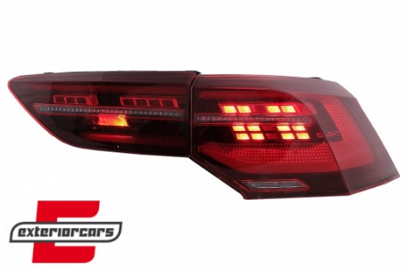 Full LED IQ Light stražnja svjetla SEQ žmigavci (crvena) / VW Golf VIII Hatchback Mk8 MQB (2020-2024), LDVWV2