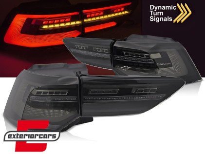 Full LED IQ Light stražnja svjetla SEQ žmigavci (smoke) / VW Golf VIII Hatchback Mk8 MQB (2020-2024), LDVWV3