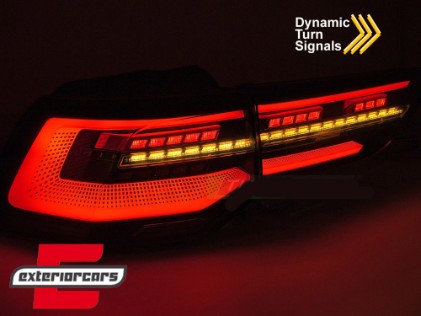 Full LED IQ Light stražnja svjetla SEQ žmigavci (smoke) / VW Golf VIII Hatchback Mk8 MQB (2020-2024), LDVWV3