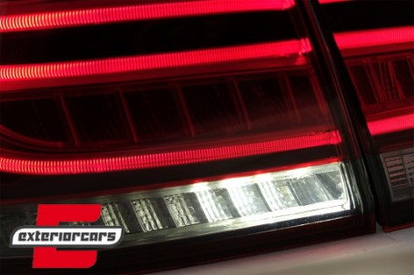 Full LED LightBar stražnja svjetla (crvena/kristal) / Mercedes ML klasa W166 (2011-2015), LDMEC4