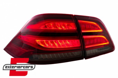 Full LED LightBar stražnja svjetla (crvena/kristal) / Mercedes ML klasa W166 (2011-2015), LDMEC4