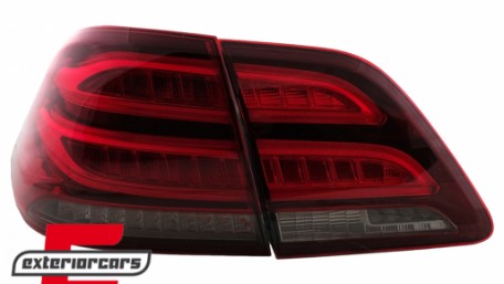 Full LED LightBar stražnja svjetla (crvena/kristal) / Mercedes ML klasa W166 (2011-2015), LDMEC4