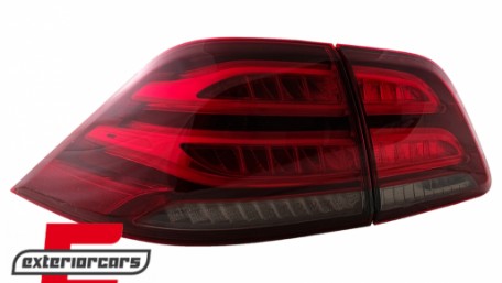 Full LED LightBar stražnja svjetla (crvena/kristal) / Mercedes ML klasa W166 (2011-2015), LDMEC4