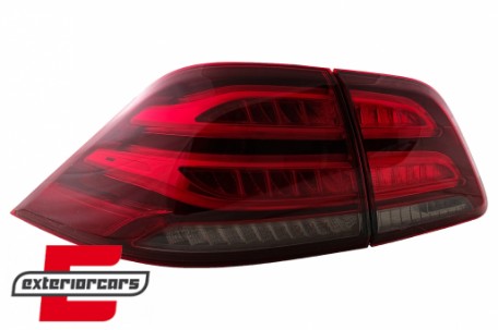Full LED LightBar stražnja svjetla (crvena/kristal) / Mercedes ML klasa W166 (2011-2015), LDMEC4