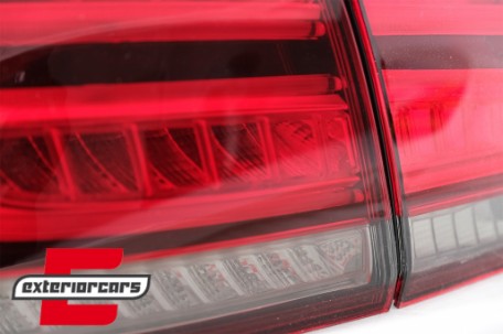 Full LED LightBar stražnja svjetla (crvena/kristal) / Mercedes ML klasa W166 (2011-2015), LDMEC4