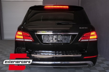 Full LED LightBar stražnja svjetla (crvena/kristal) / Mercedes ML klasa W166 (2011-2015), LDMEC4