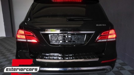 Full LED LightBar stražnja svjetla (crvena/kristal) / Mercedes ML klasa W166 (2011-2015), LDMEC4