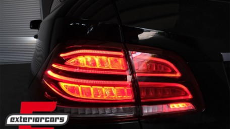 Full LED LightBar stražnja svjetla (crvena/kristal) / Mercedes ML klasa W166 (2011-2015), LDMEC4